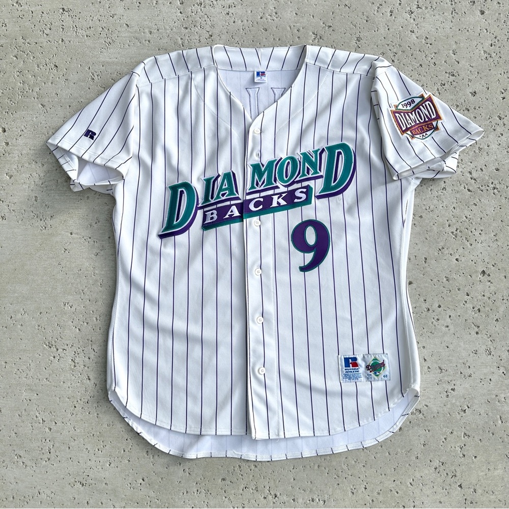 Vintage Diamondbacks Matt Williams Authentic Throwback Pinstripe Jersey 48